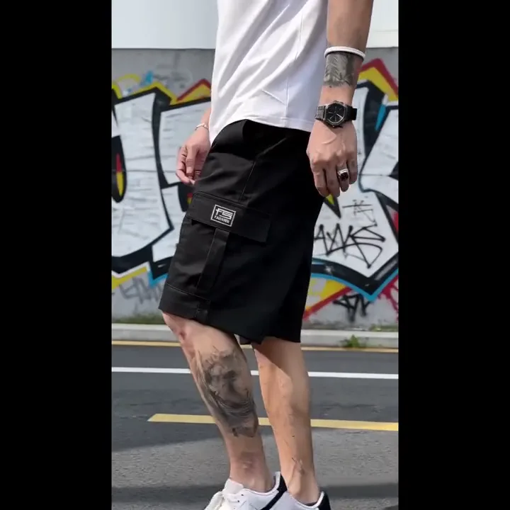 Pantalones cargo de hombre, 3 piezas