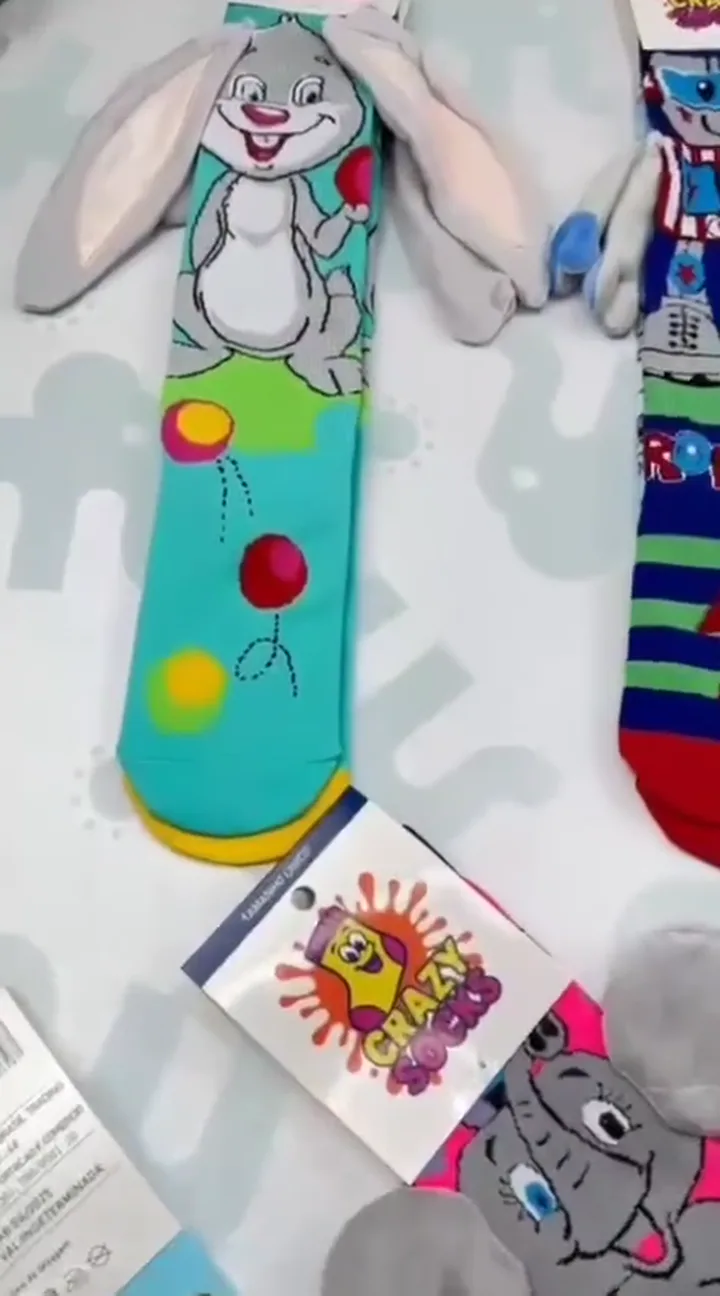 Meias 3D Crazy Socks