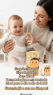colônia bebê cheiroso