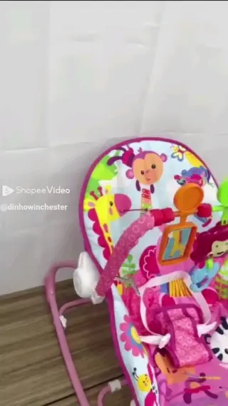 Cadeira de balanço para bebê que ajuda a adormecer com vibração-