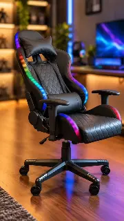 Cadeira gamer com led