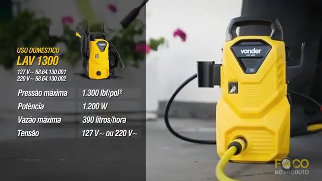 Lavadora de Alta Pressão Potente