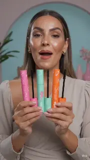 Máscara de Cílios Melu Peel Off Ruby Rose ✨👁️