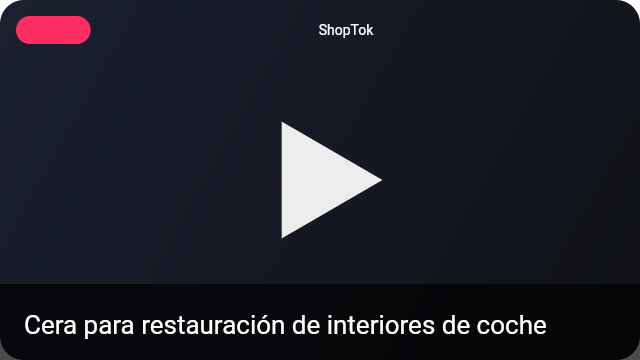 Cera para restauración de interiores de coche