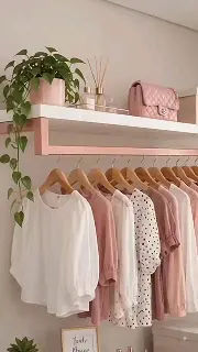 Kit 2 Cabideiro Closet suspenso.