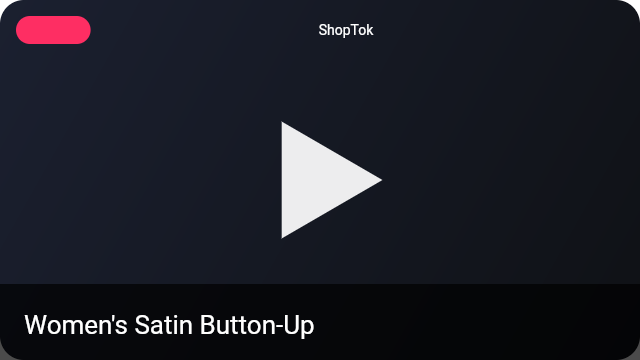 Women's Satin Button-Up