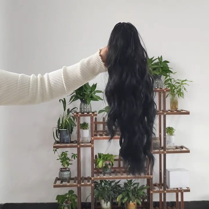 Resistant Synthetic Curly Water Wave