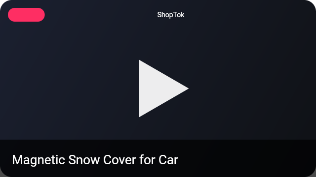 Magnetic Snow Cover for Car